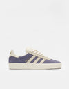 adidas Gazelle ADV Skate Shoes - Super Purple/Chalk White/Gold Metallic