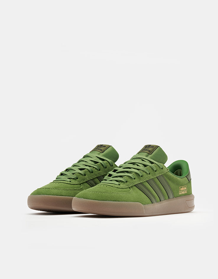 adidas Glenburn Skate Shoes - Crew Green/Wild Pine/Gum
