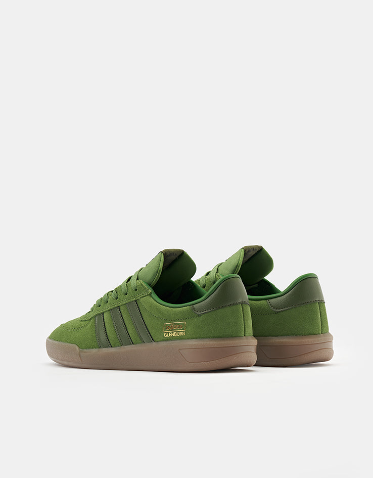 adidas Glenburn Skate Shoes - Crew Green/Wild Pine/Gum