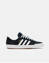 adidas Nora Skate Shoes - Core Black/White/Bluebird