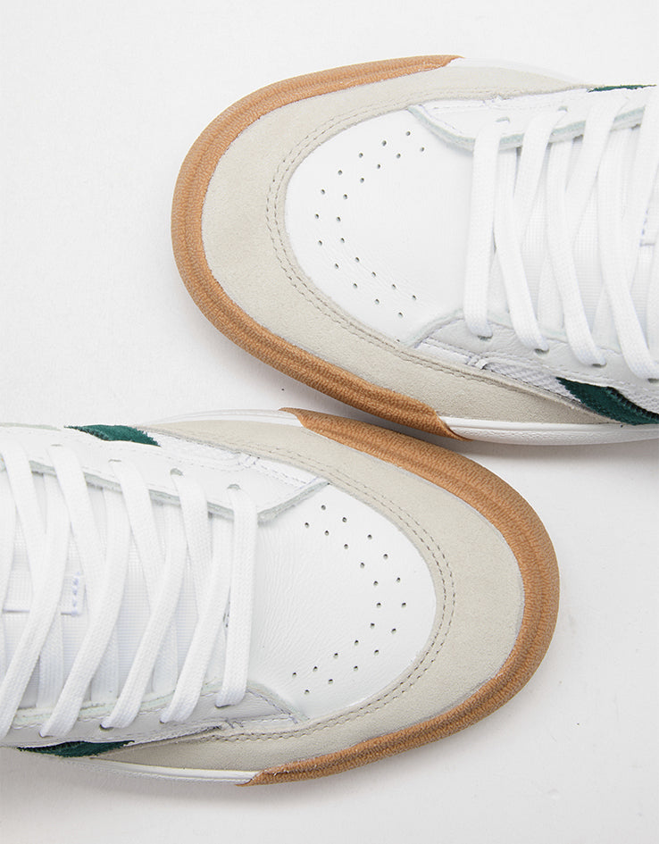 adidas Nora Skate Shoes - White/Aurora Ivy/Wonder Sage