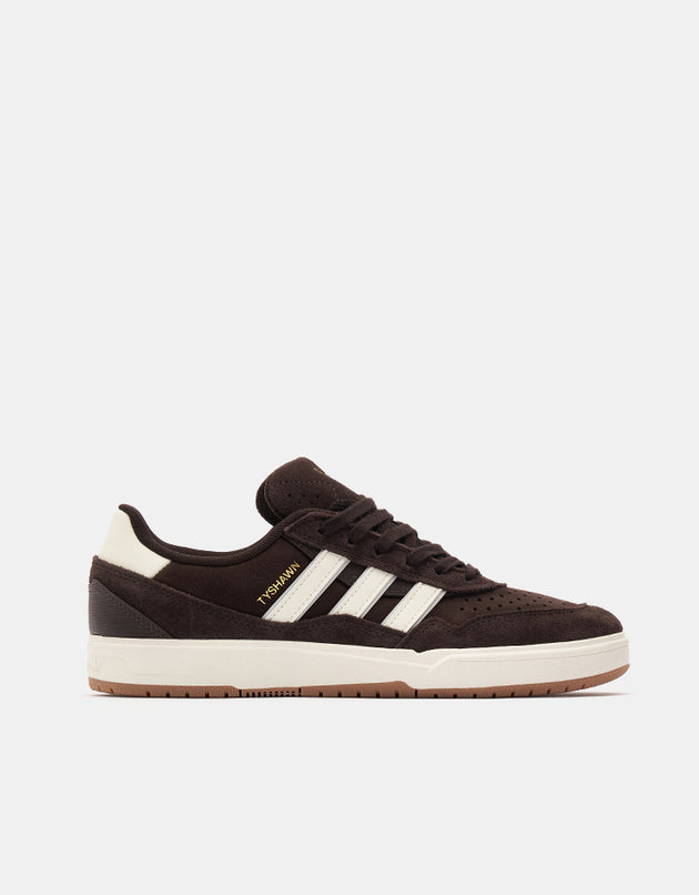 adidas Tyshawn II Skate Shoes - Aurora Coffee/Off White/Chalk White