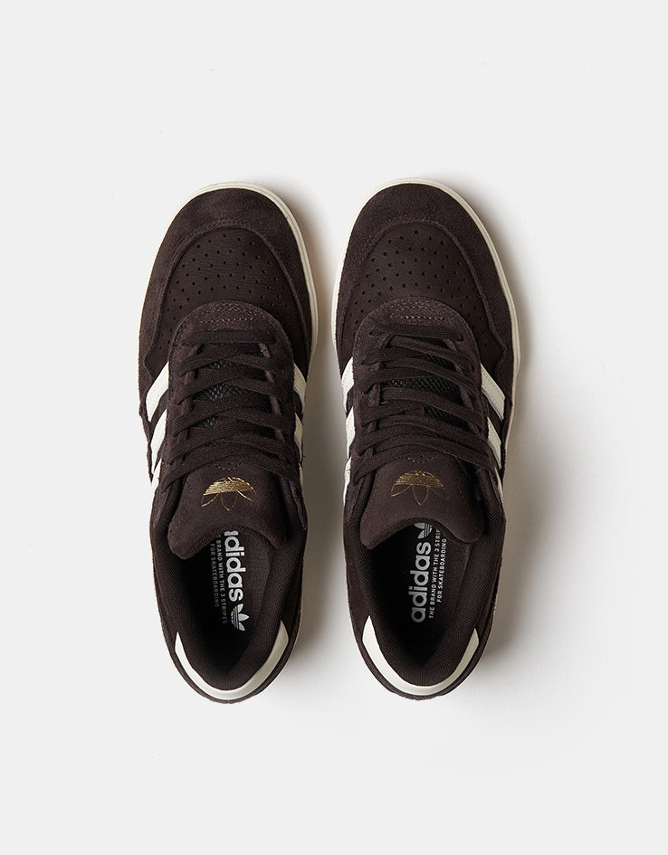 adidas Tyshawn II Skate Shoes - Aurora Coffee/Off White/Chalk White