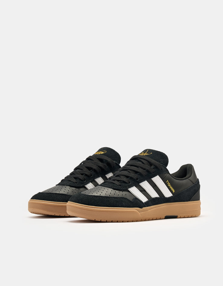 adidas Tyshawn II Skate Shoes - Core Black/Gum
