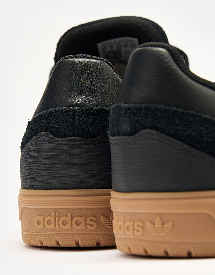 adidas Tyshawn II Skate Shoes - Core Black/Gum