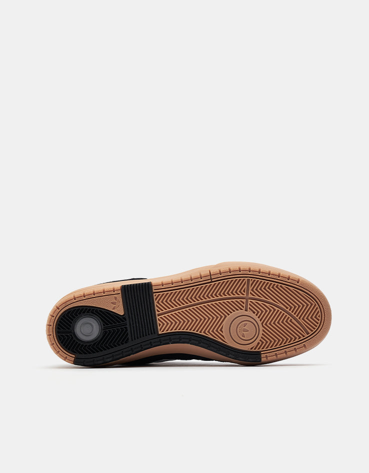 adidas Tyshawn II Skate Shoes - Core Black/Gum