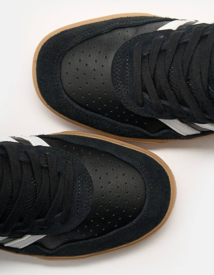 adidas Tyshawn II Skate Shoes - Core Black/Gum
