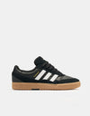 adidas Tyshawn II Skate Shoes - Core Black/Gum