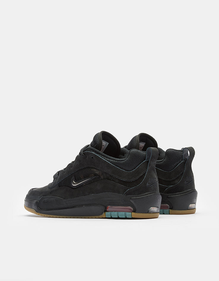 Nike SB Air Max Ishod Skate Shoes - Black/Black-Black-Black