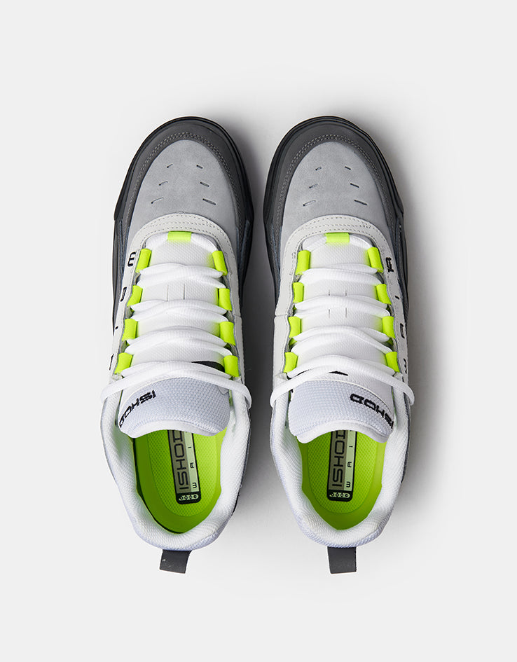 Nike SB Air Max Ishod Skate Shoes - Black/Neon Yellow-Anthracite-Lt Graphite