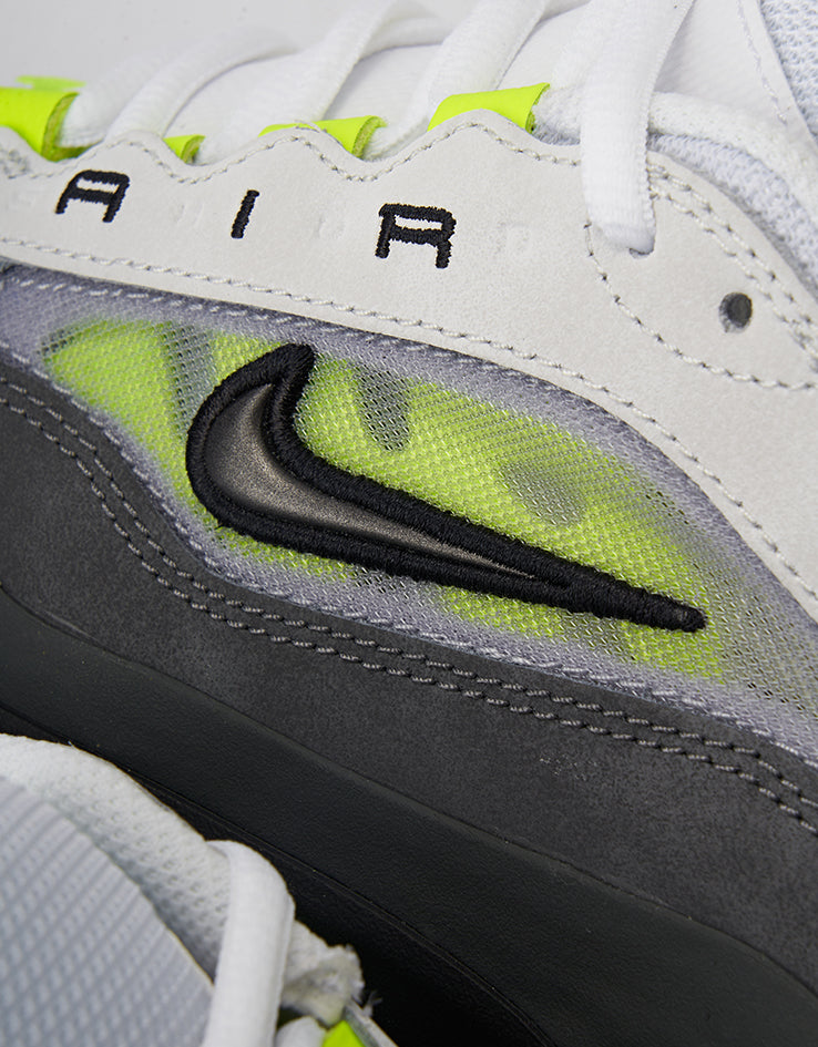 Nike SB Air Max Ishod Skate Shoes - Black/Neon Yellow-Anthracite-Lt Graphite
