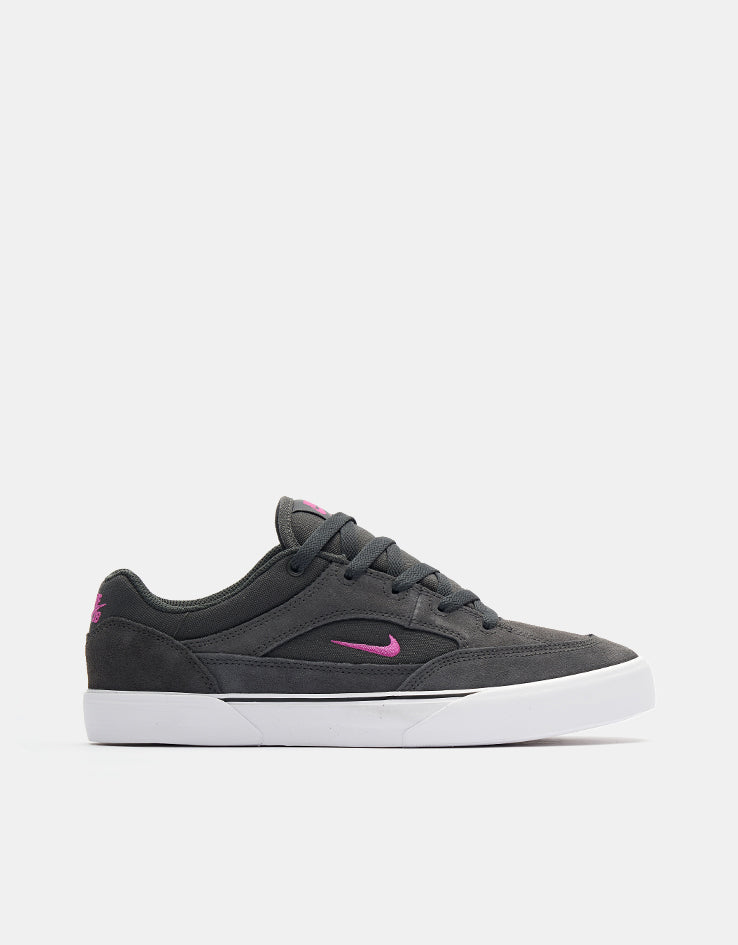 Nike SB Malor Skate Shoes - Dk Smoke Grey/Rave Pink-Dk Smoke Grey