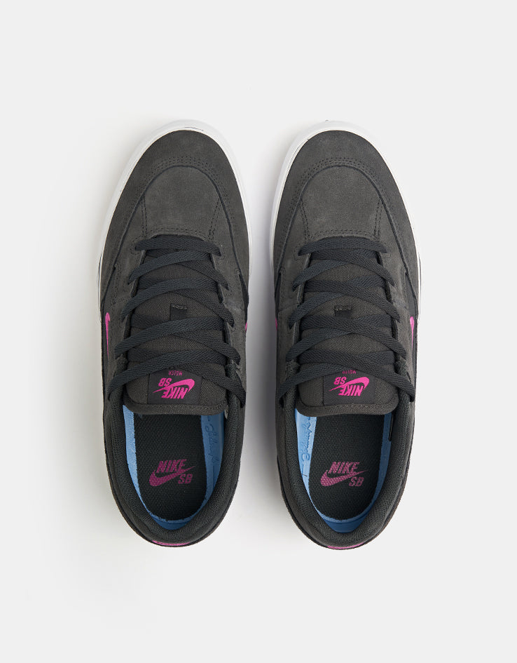 Nike SB Malor Skate Shoes - Dk Smoke Grey/Rave Pink-Dk Smoke Grey