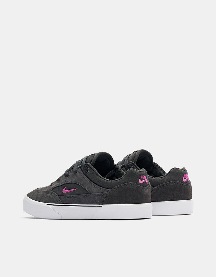 Nike SB Malor Skate Shoes - Dk Smoke Grey/Rave Pink-Dk Smoke Grey
