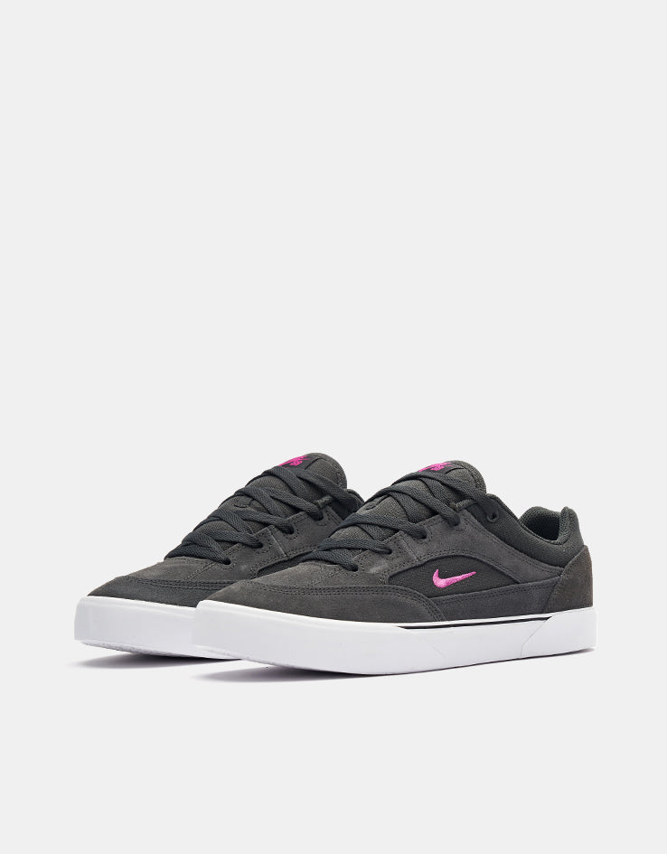 Nike SB Malor Skate Shoes - Dk Smoke Grey/Rave Pink-Dk Smoke Grey