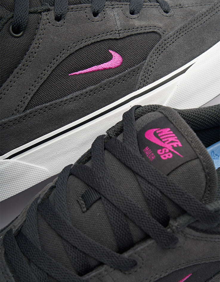 Nike SB Malor Skate Shoes - Dk Smoke Grey/Rave Pink-Dk Smoke Grey