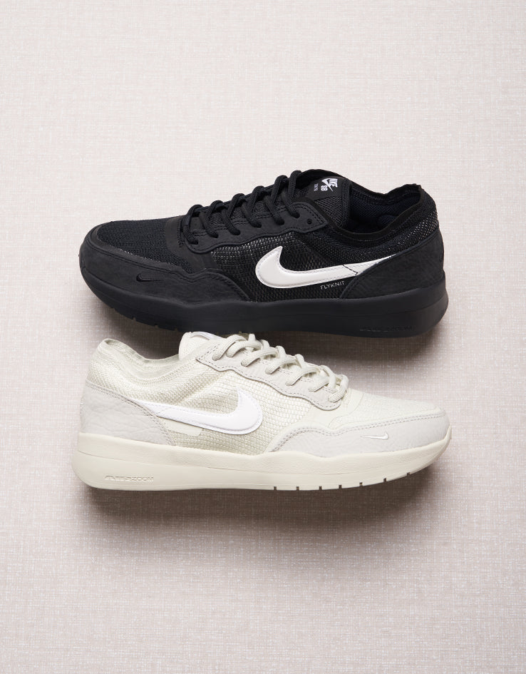 Nike SB PS8 Skate Shoes - Black/White-Black-Black