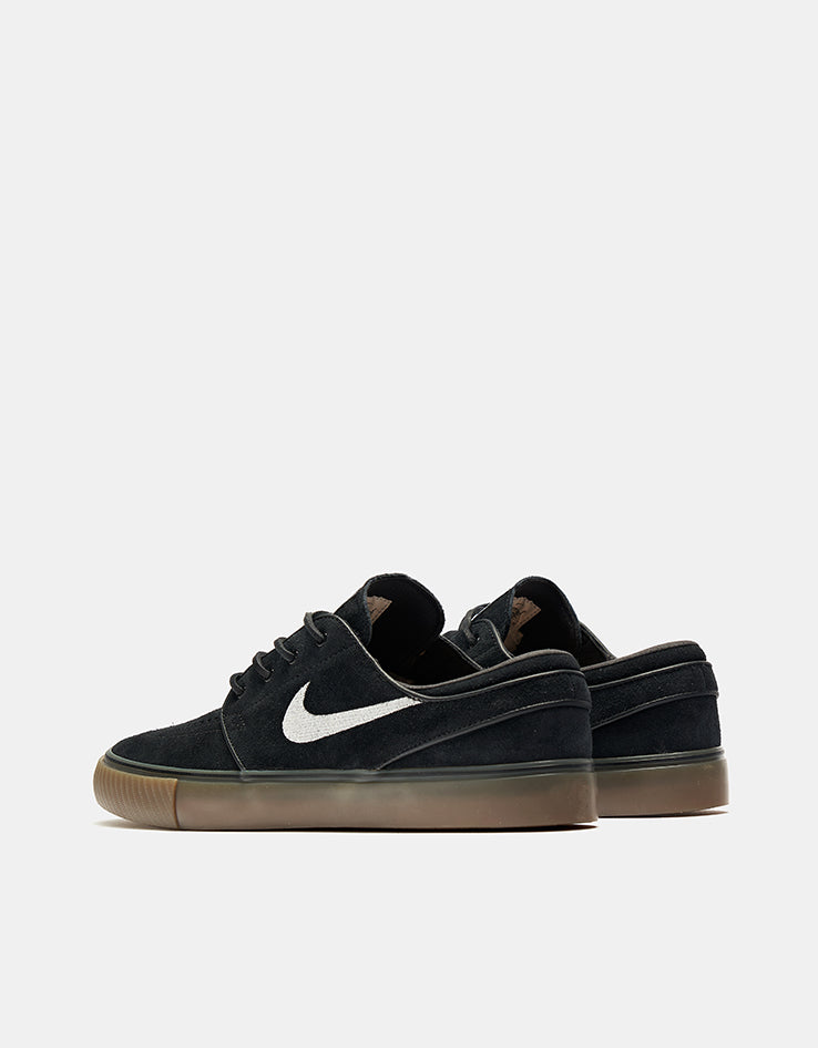 Nike SB Zoom Janoski OG+ Skate Shoes - Black/White-Black-Gum Light Brown