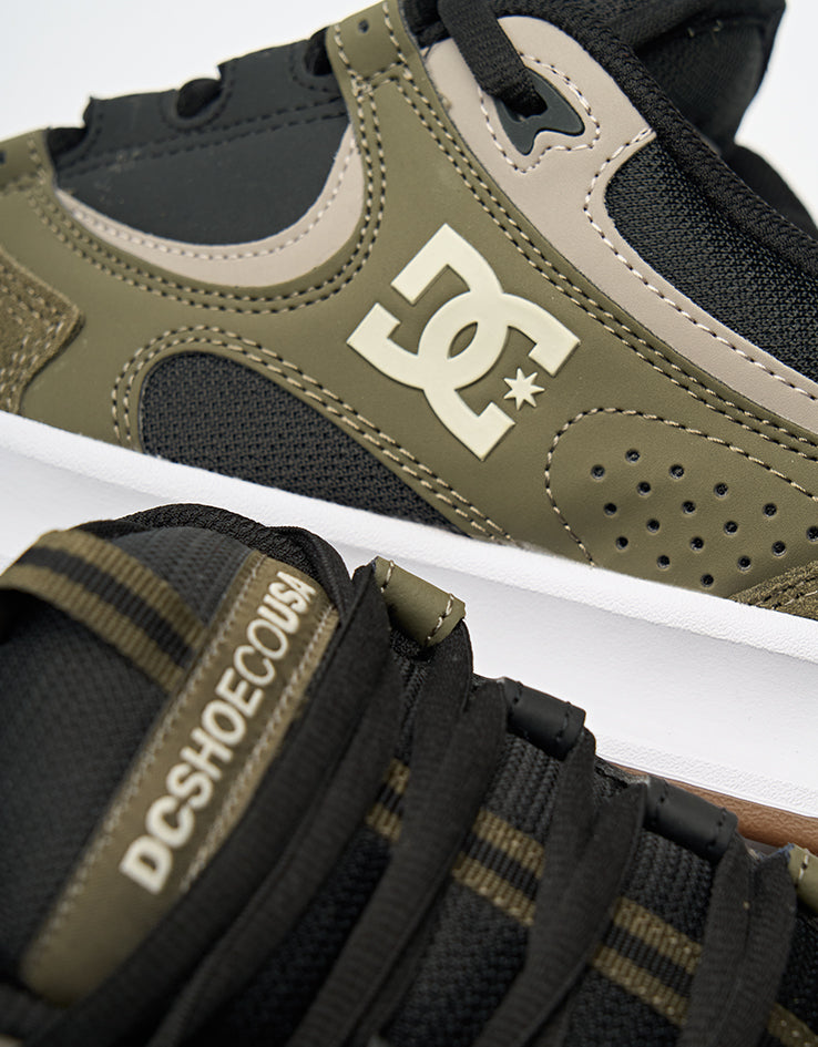 DC Kalynx Zero S Skate Shoes - Olive/Dark Grey/Taupe