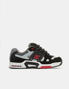 DC AT-2 Skate Shoes - Black/Grey/Red