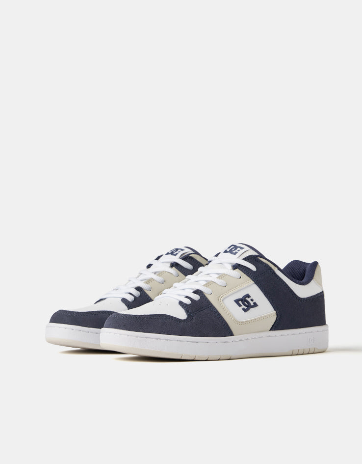 DC Manteca 4 Skate Shoes - Navy/Off White
