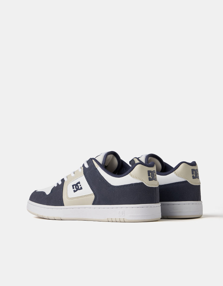 DC Manteca 4 Skate Shoes - Navy/Off White