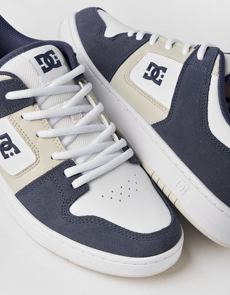 DC Manteca 4 Skate Shoes - Navy/Off White