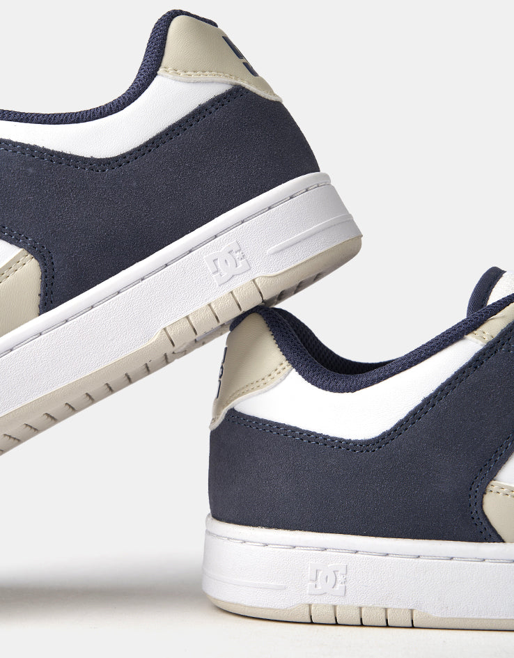 DC Manteca 4 Skate Shoes - Navy/Off White