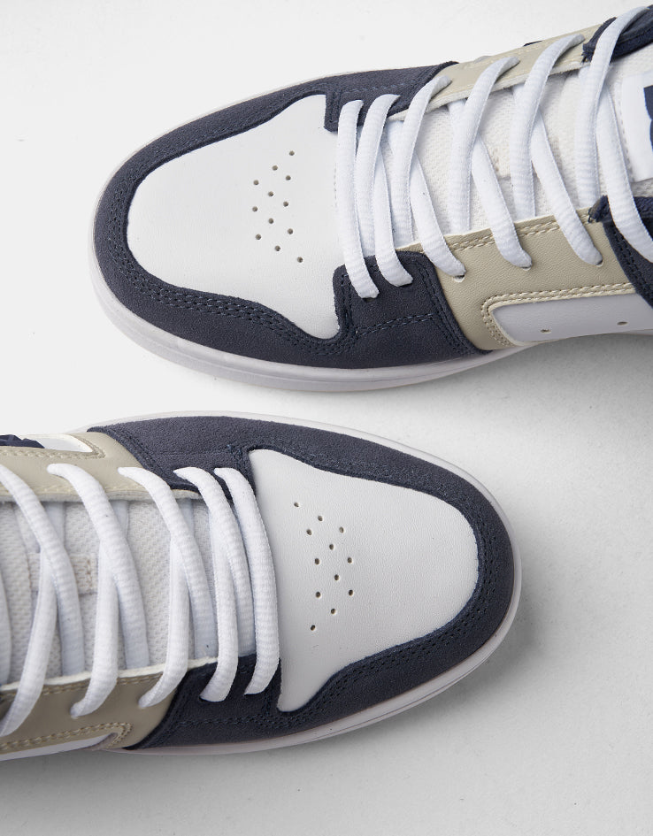 DC Manteca 4 Skate Shoes - Navy/Off White
