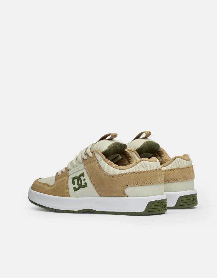 DC Lynx Zero Skate Shoes - Taupe/Silver Birch/Olive