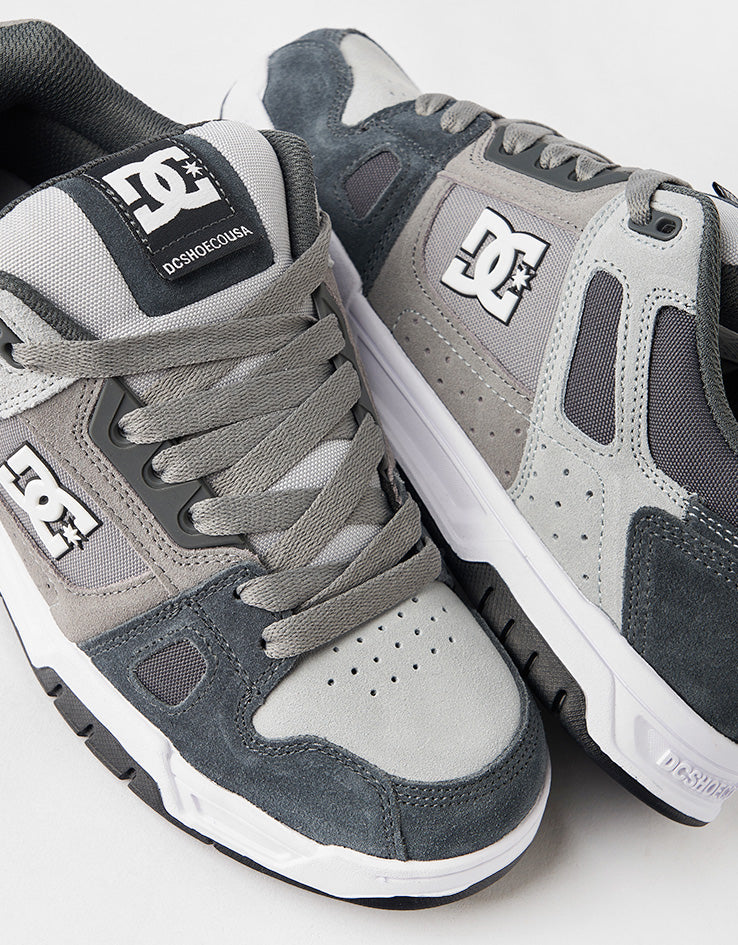 DC Stag Skate Shoes - Grey