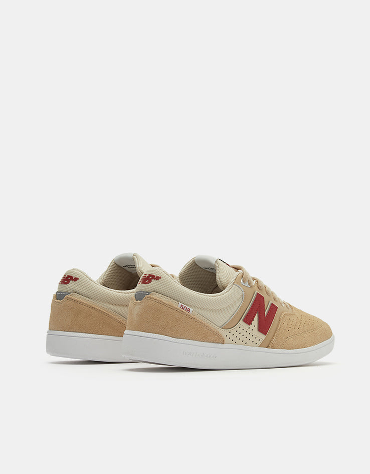New Balance Numeric 508 Brandon Westgate Skate Shoes - Tan/Red