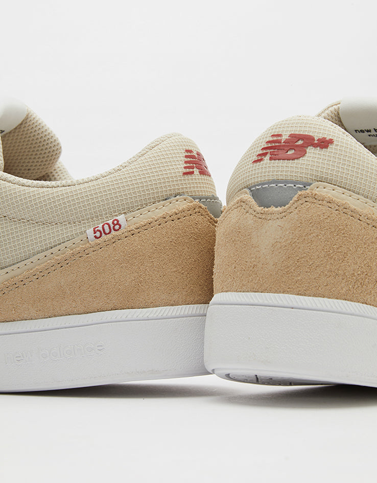 New Balance Numeric 508 Brandon Westgate Skate Shoes - Tan/Red