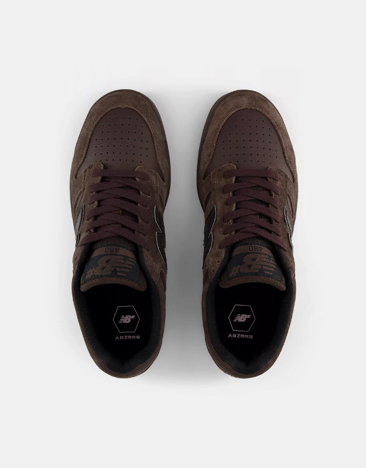 New Balance Numeric 480 Skate Shoes - Chocolate/Chocolate