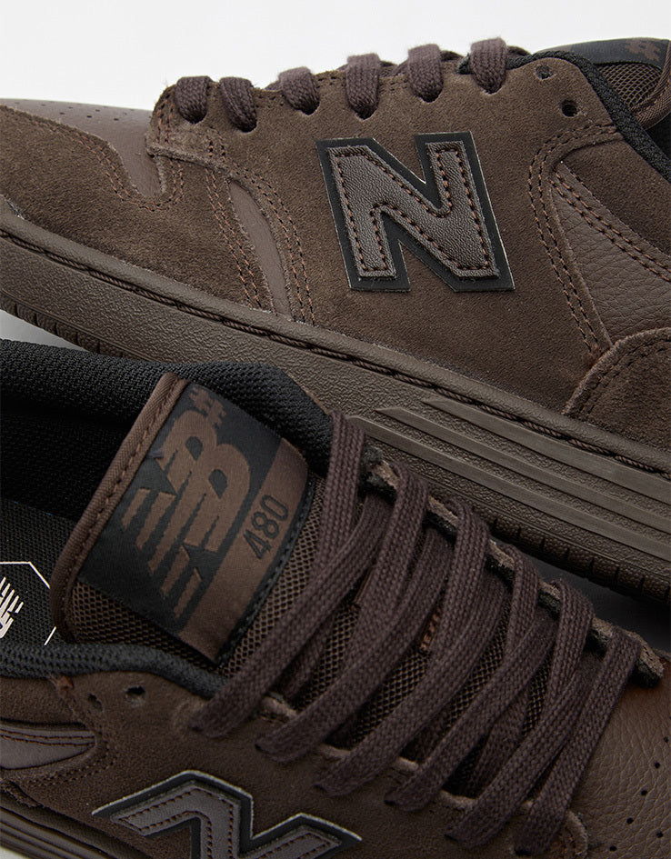New Balance Numeric 480 Skate Shoes - Chocolate/Chocolate