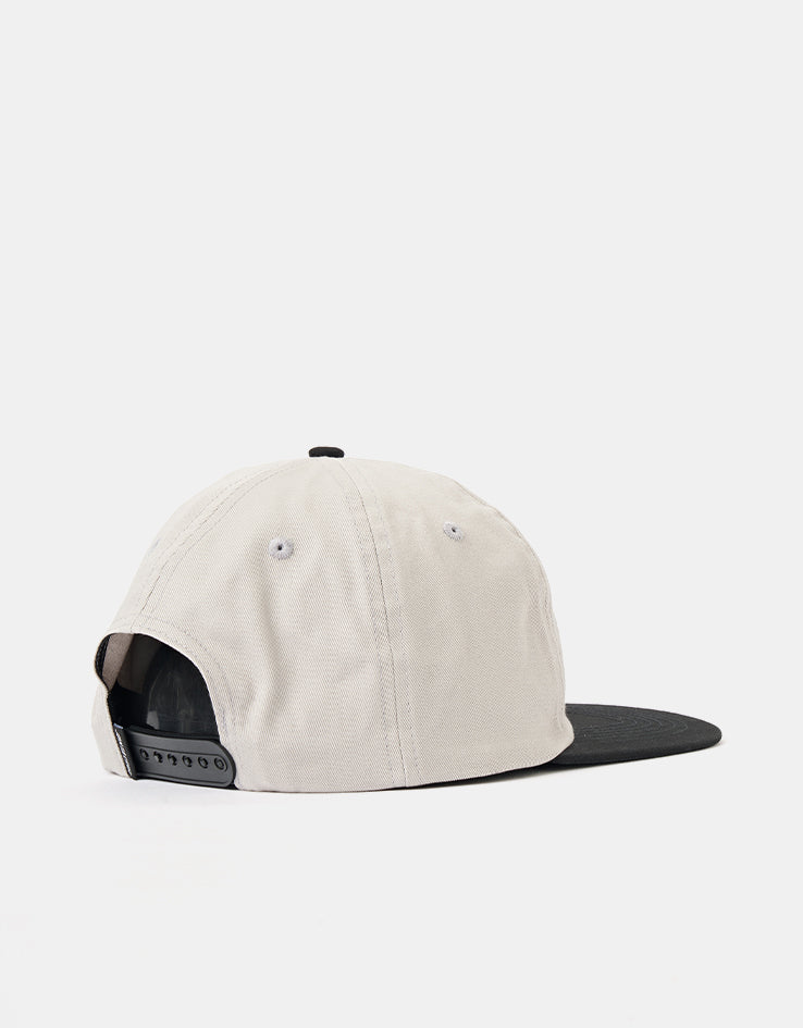 Santa Cruz Vertigo Dot Snapback Cap - Grey/Black