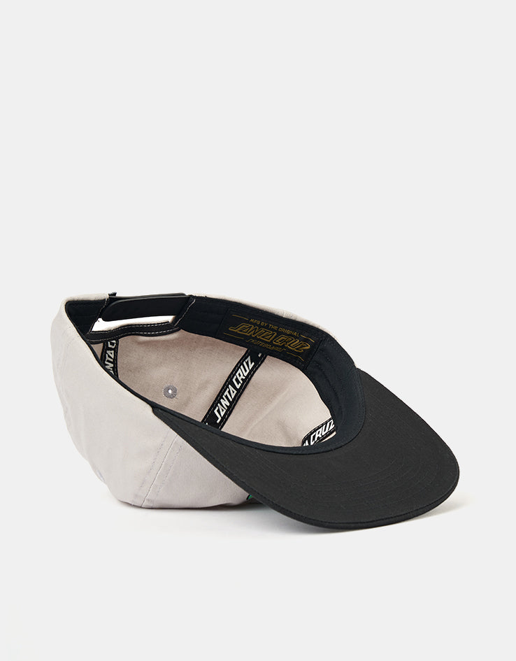 Santa Cruz Vertigo Dot Snapback Cap - Grey/Black