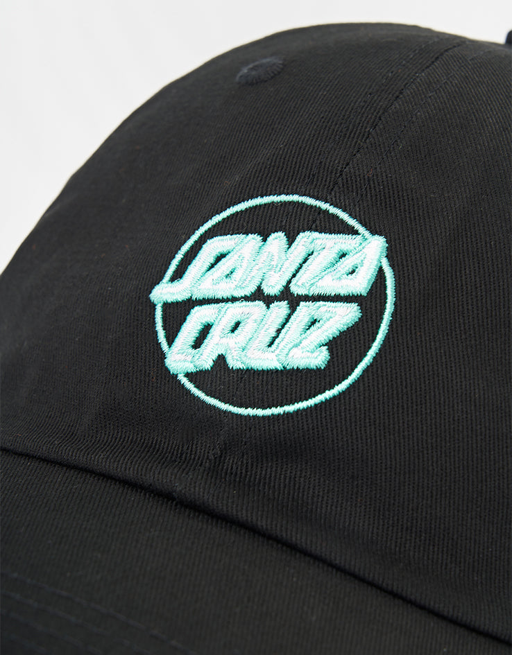 Santa Cruz Partial Dot Strapback Cap - Black