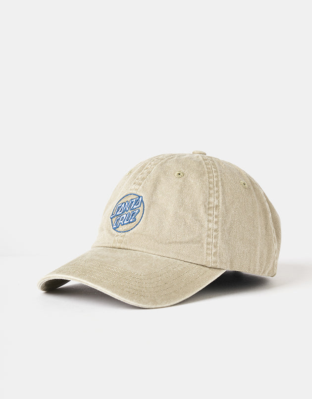 Santa Cruz Partial Dot Strapback Cap - Faded Khaki