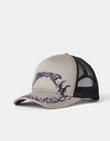 Santa Cruz Out Of Time Tribal Meshback Cap - Stone Grey/Black