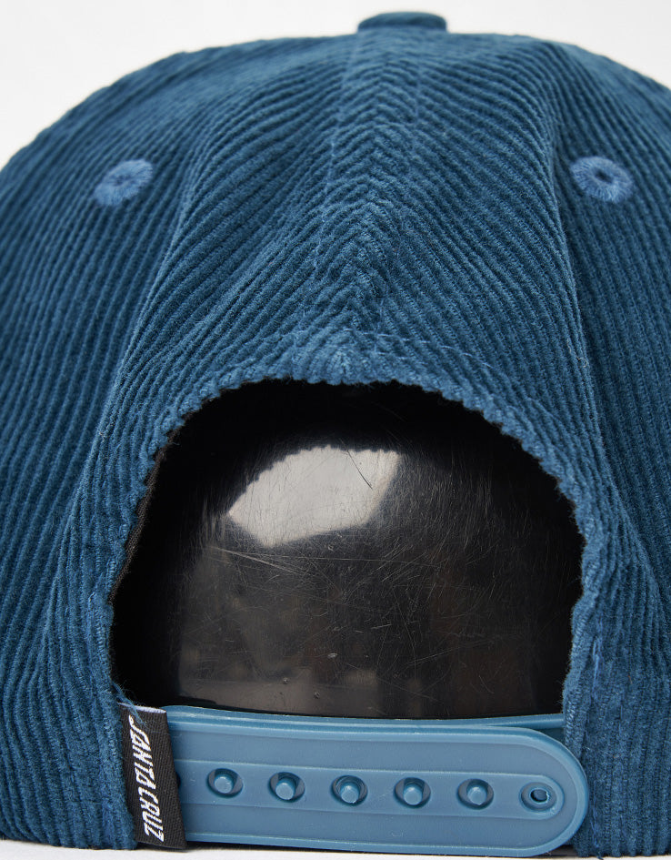 Santa Cruz Opus Dot Snapback Cap - Teal Cord