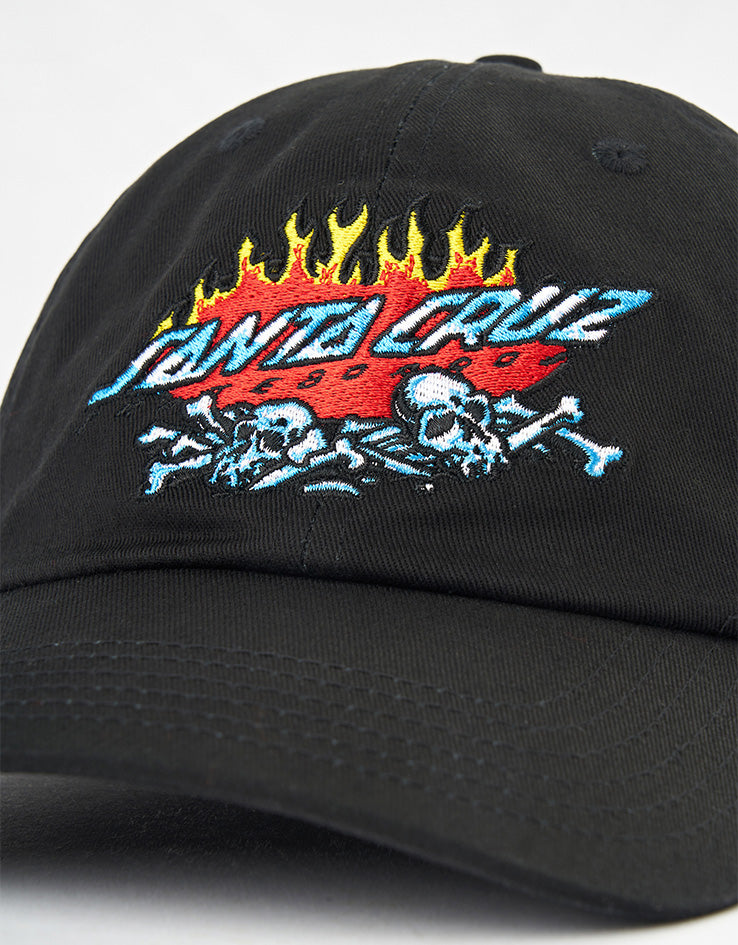 Santa Cruz Salba Voodoo Pit Strapback Cap - Black