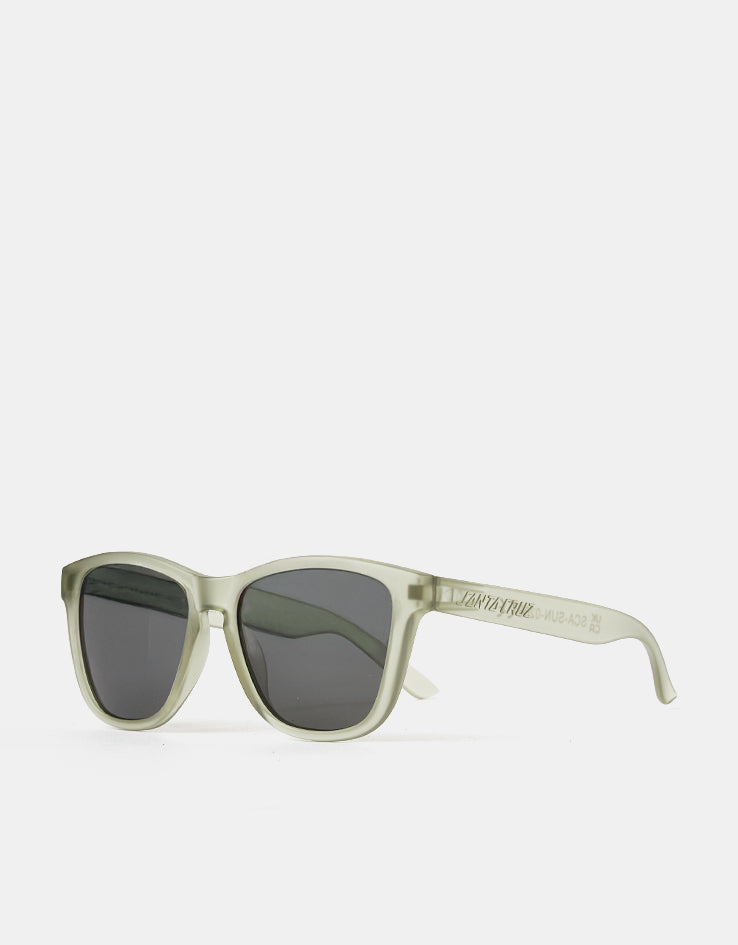 Santa Cruz Boss Strip Sunglasses - Stone Grey/Black