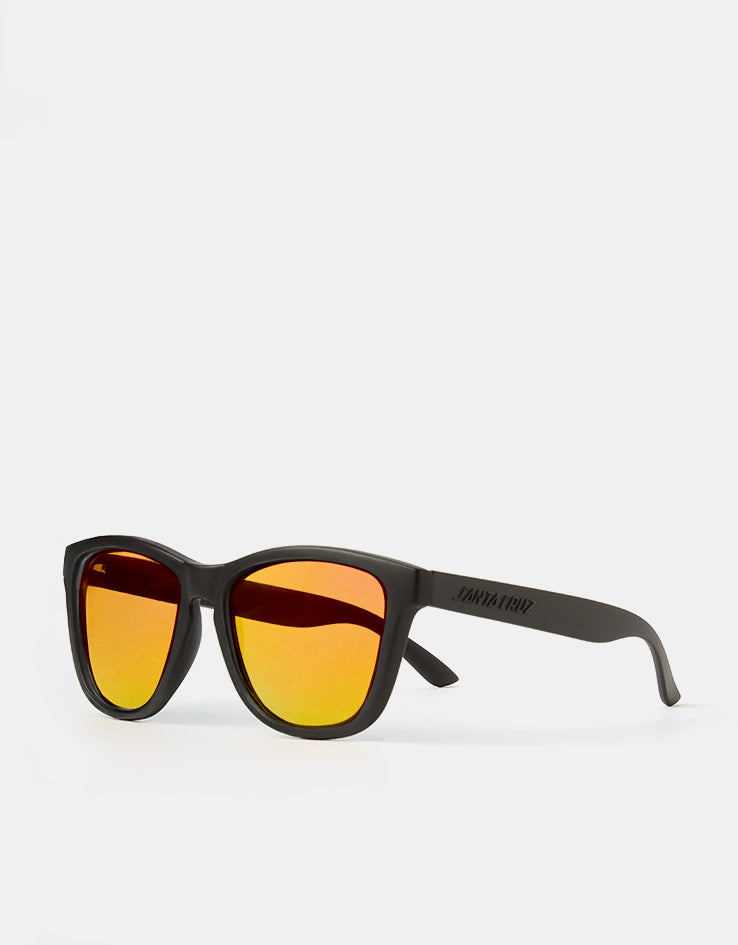 Santa Cruz Boss Strip Sunglasses - Black/Orange