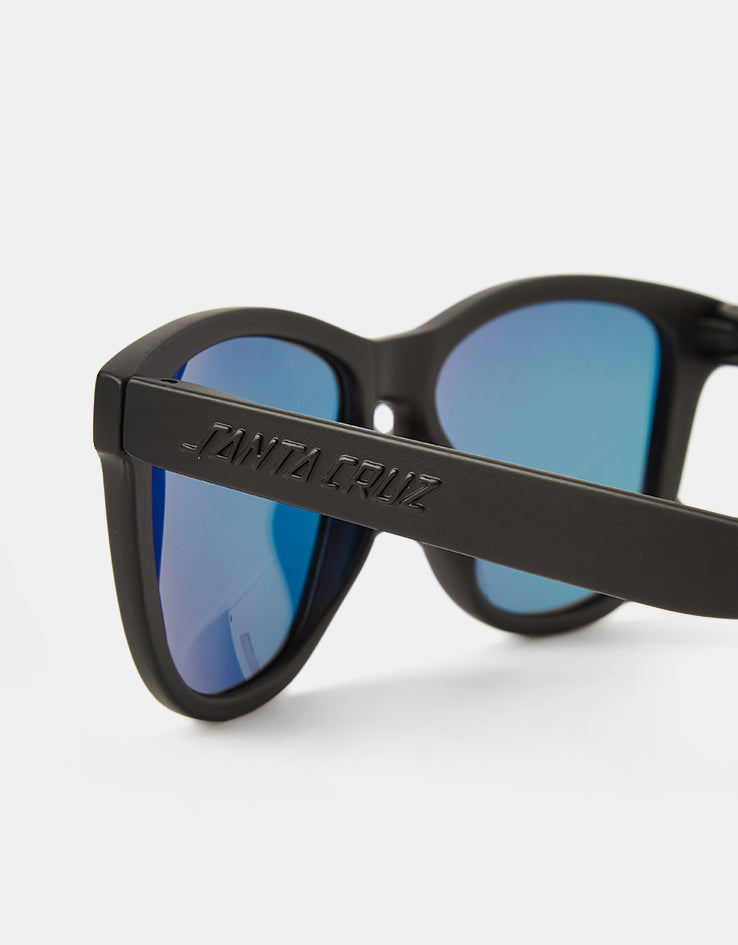 Santa Cruz Boss Strip Sunglasses - Black/Orange