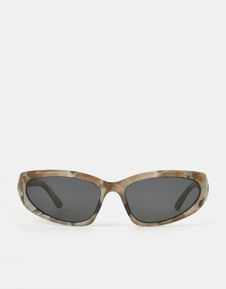Santa Cruz Opus Dot Wrap Sunglasses - Woodcut Camo/Black