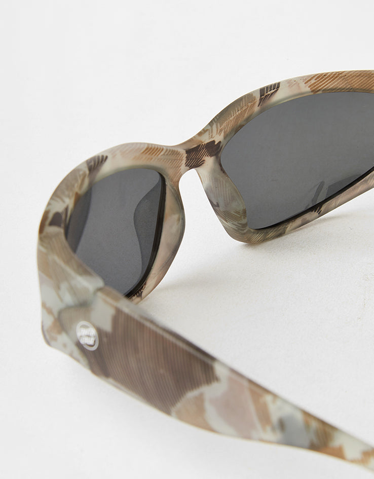 Santa Cruz Opus Dot Wrap Sunglasses - Woodcut Camo/Black
