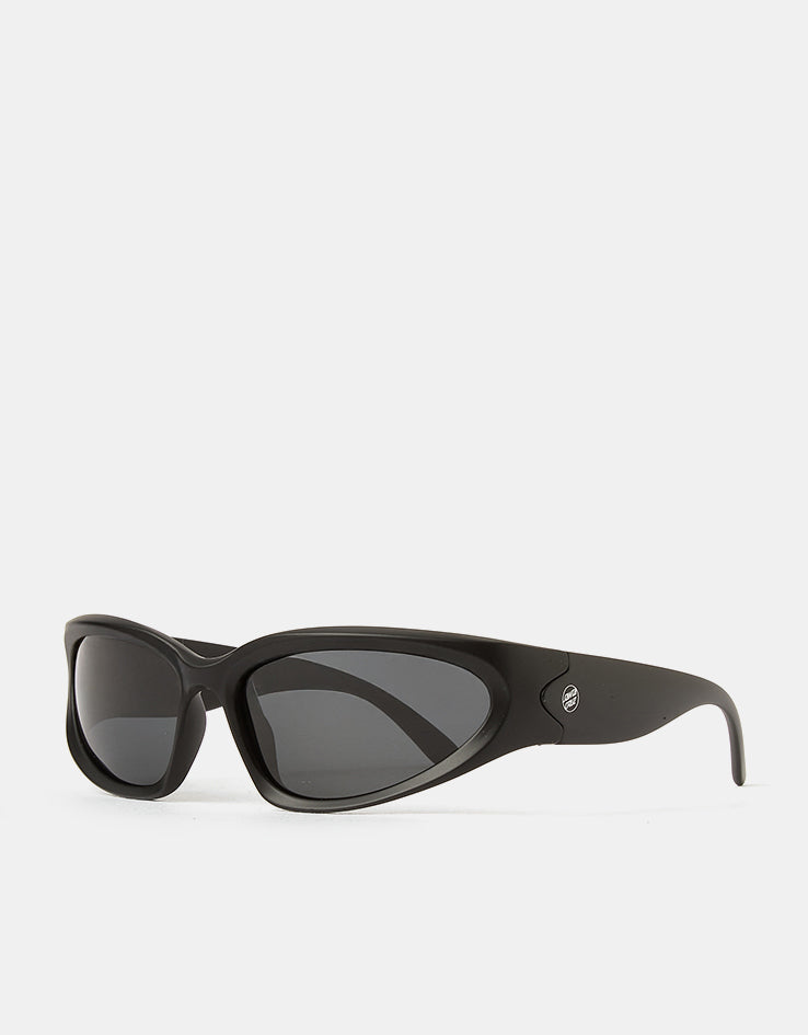 Santa Cruz Opus Dot Wrap Sunglasses - Black/Black