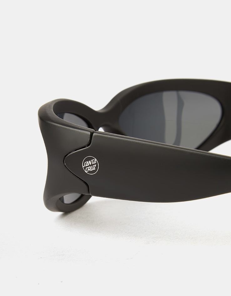 Santa Cruz Opus Dot Wrap Sunglasses - Black/Black