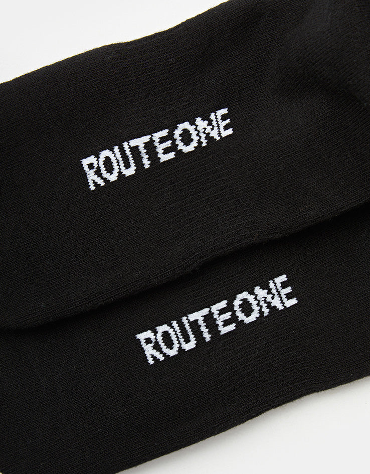 Route One Sock Crew Socks - Black